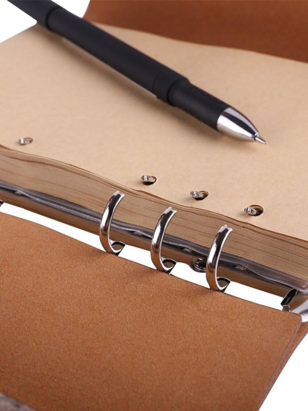 Leather Journal Notebook, Spiral Bound Traveler Notebook for Women Men Thanksgiv - Picture 5 of 7
